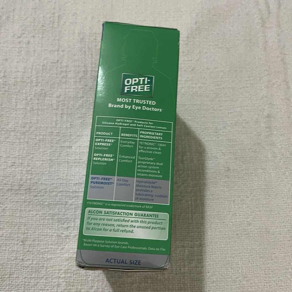 Opti-Free Twin Pack Puremoist Multi-Purpose Disinfecting Solution With Lens Case